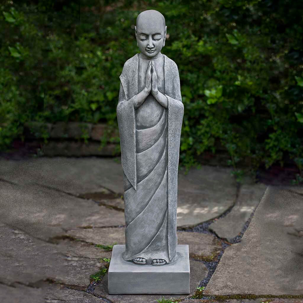 Campania Venerable Monk Garden Statue - OR-159
