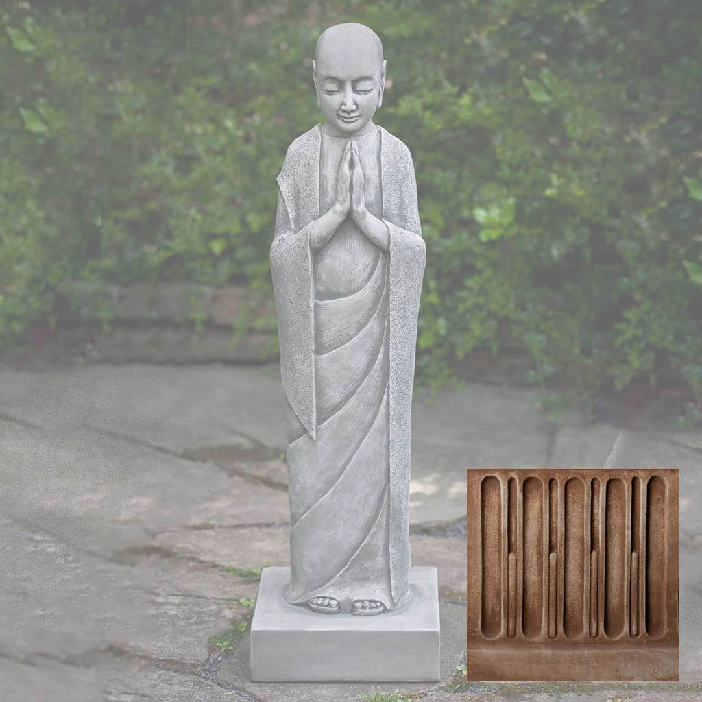 Campania Venerable Monk Garden Statue - OR-159