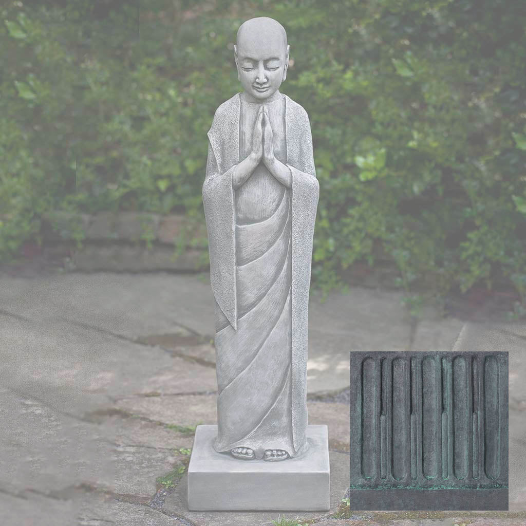 Campania Venerable Monk Garden Statue - OR-159