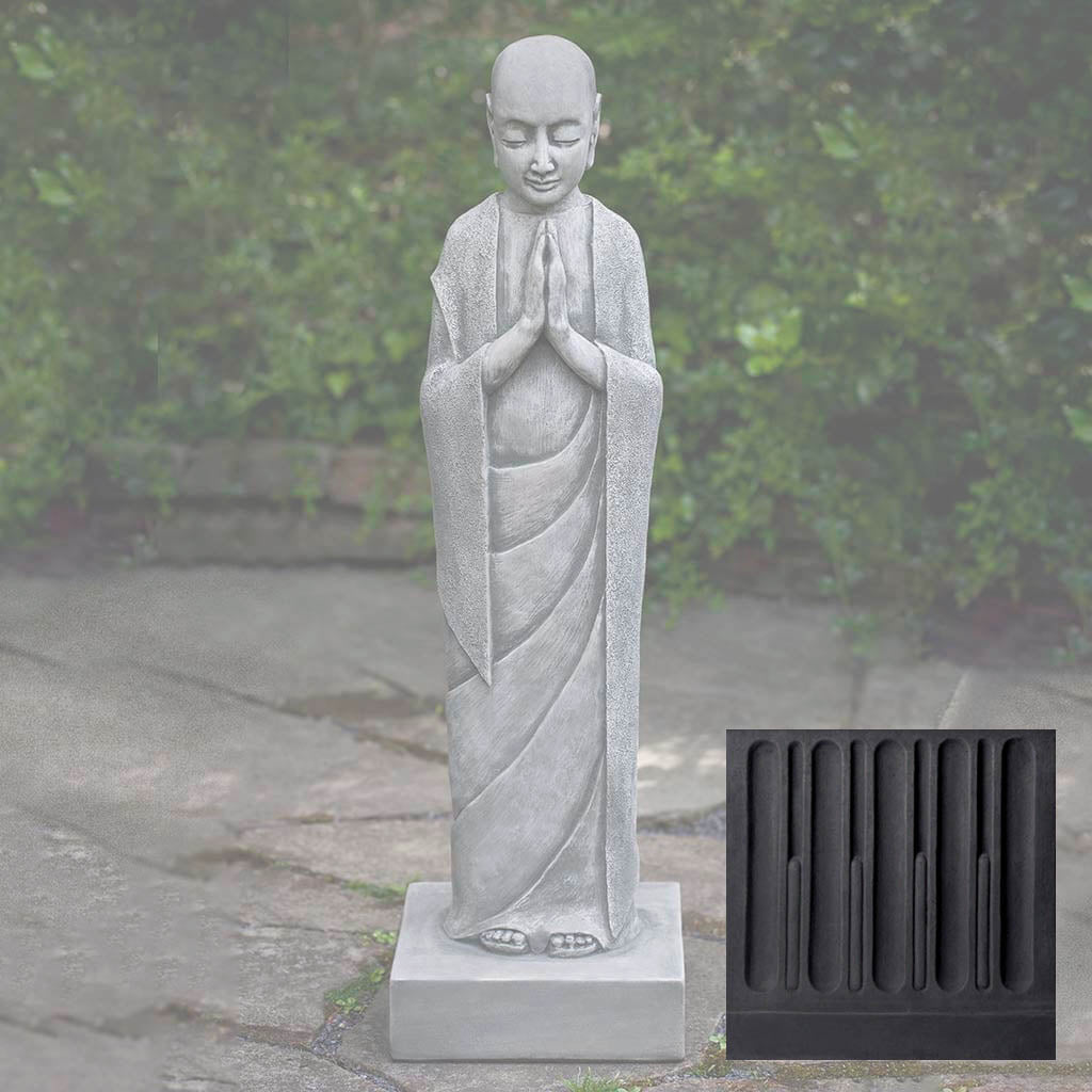 Campania Venerable Monk Garden Statue - OR-159