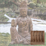 Campania Antique Quan Yin Buddha Garden Statue - OR-165