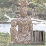 Campania Antique Quan Yin Buddha Garden Statue - OR-165