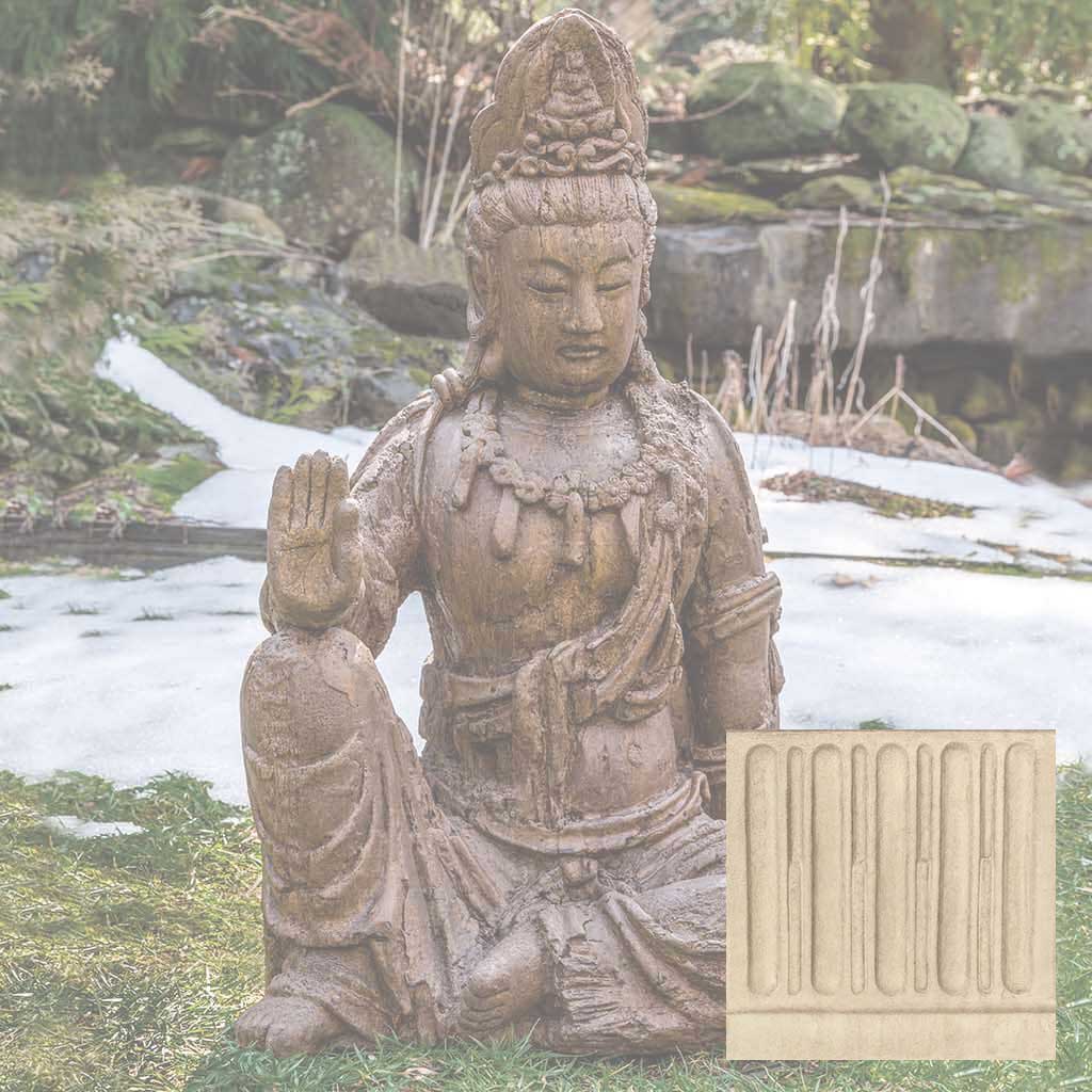 Campania Antique Quan Yin Buddha Garden Statue - OR-165