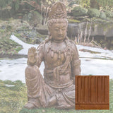 Campania Antique Quan Yin Buddha Garden Statue - OR-165