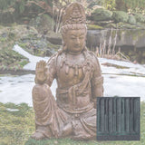Campania Antique Quan Yin Buddha Garden Statue - OR-165