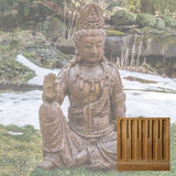 Campania Antique Quan Yin Buddha Garden Statue - OR-165