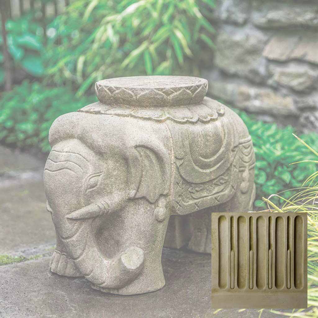 Campania Artifact Elephant Garden Statue - OR-174