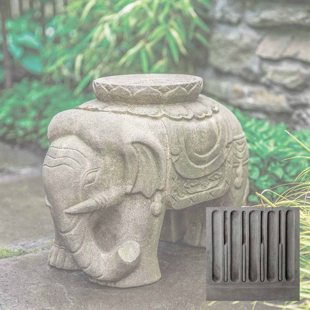 Campania Artifact Elephant Garden Statue - OR-174