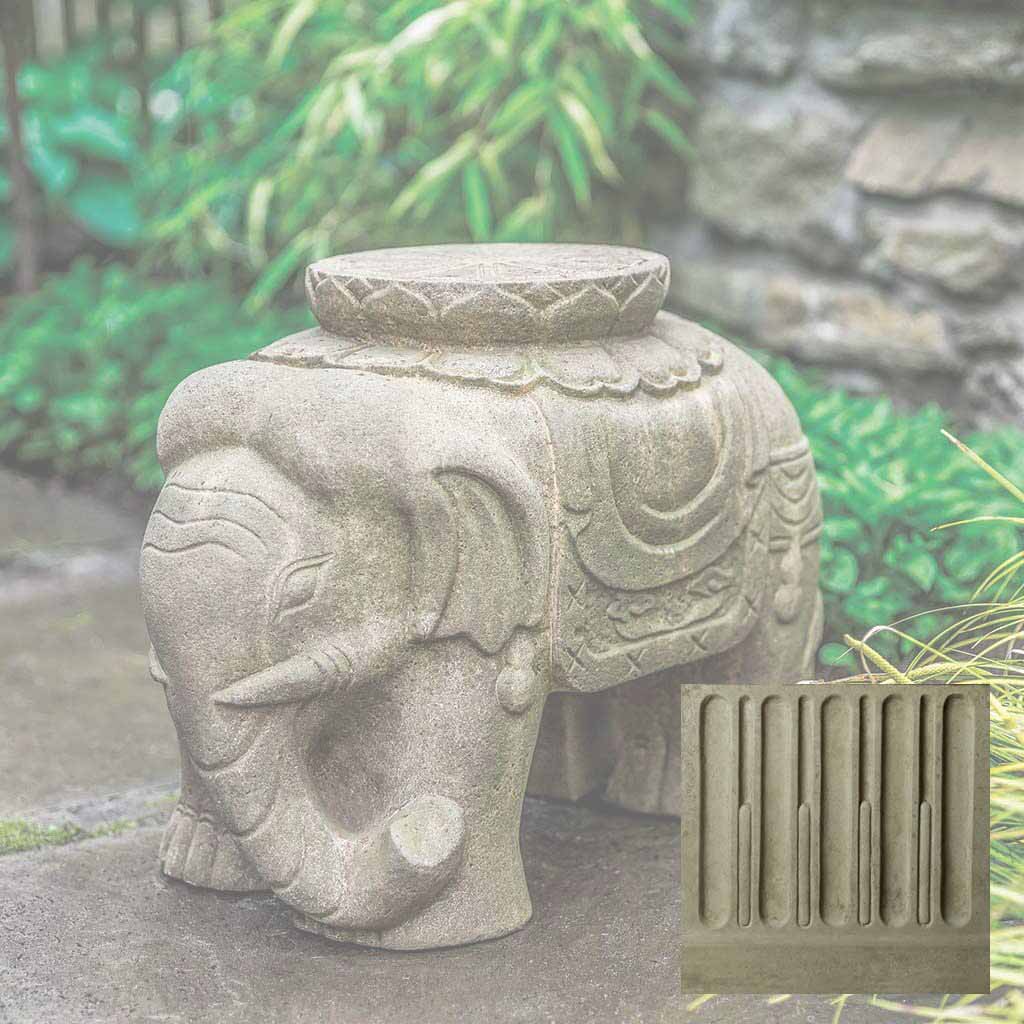 Campania Artifact Elephant Garden Statue - OR-174
