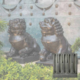 Campania Traditional Foo Dog Set Garden Statue - OR-175 SET