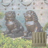 Campania Traditional Foo Dog Set Garden Statue - OR-175 SET