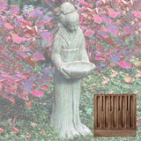 Campania Oriental Maiden w/Bowl Garden Statue - OR-31