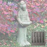 Campania Oriental Maiden w/Bowl Garden Statue - OR-31