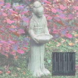 Campania Oriental Maiden w/Bowl Garden Statue - OR-31