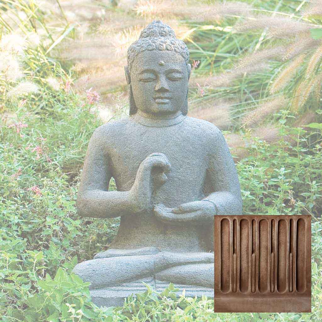 Campania Indonesian Seated Buddha Garden Statue - OR-39