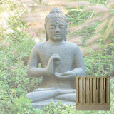 Campania Indonesian Seated Buddha Garden Statue - OR-39