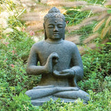Campania Indonesian Seated Buddha Garden Statue - OR-39