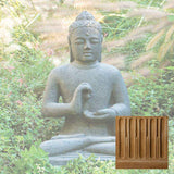 Campania Indonesian Seated Buddha Garden Statue - OR-39