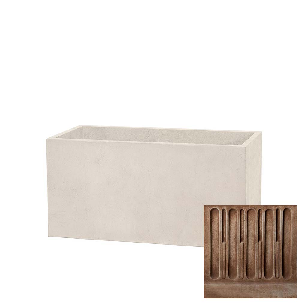 Campania Rectangle Planter - P-1009