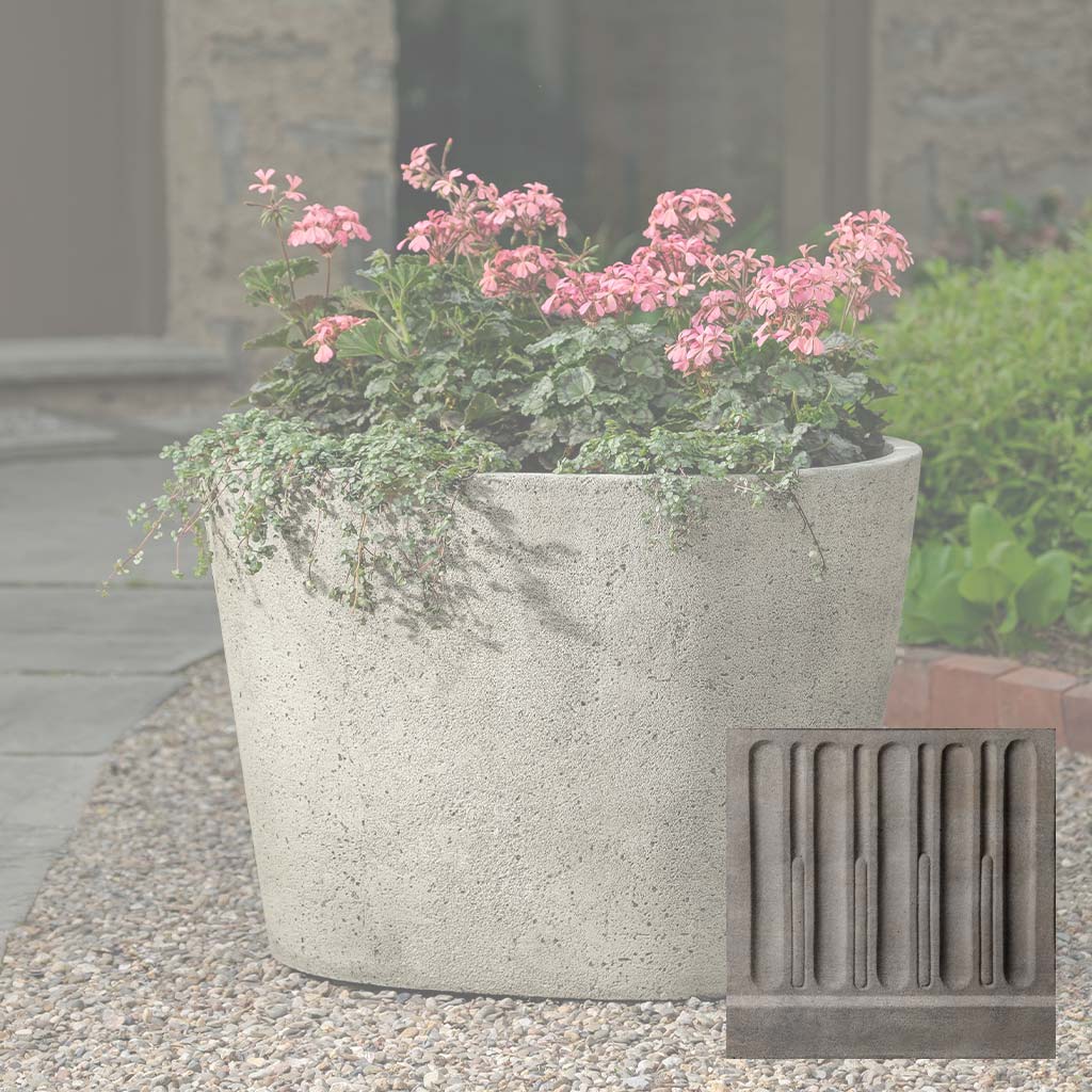 Campania Tapered Oval Planter - P-1011