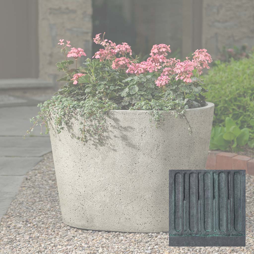 Campania Tapered Oval Planter - P-1011