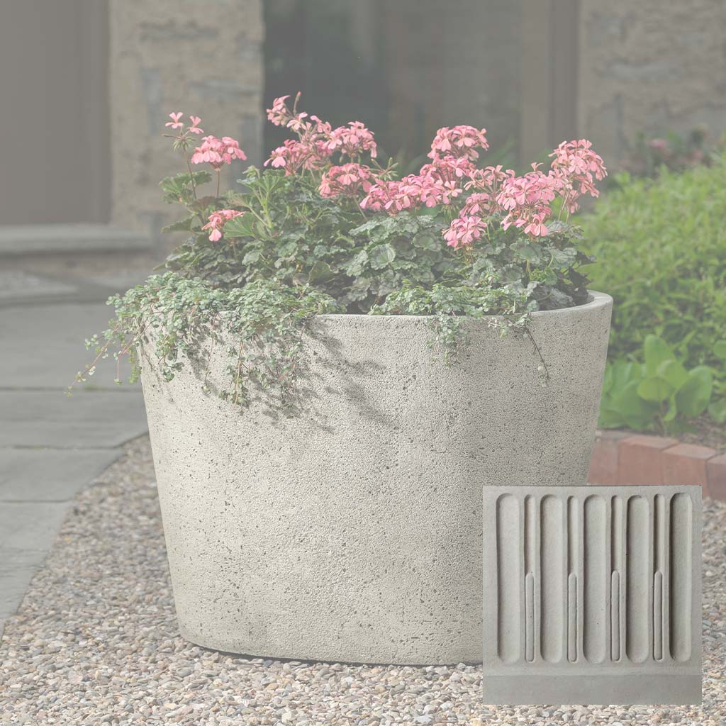 Campania Tapered Oval Planter - P-1011