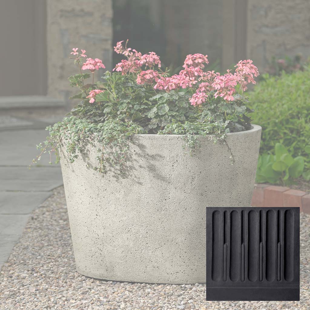 Campania Tapered Oval Planter - P-1011