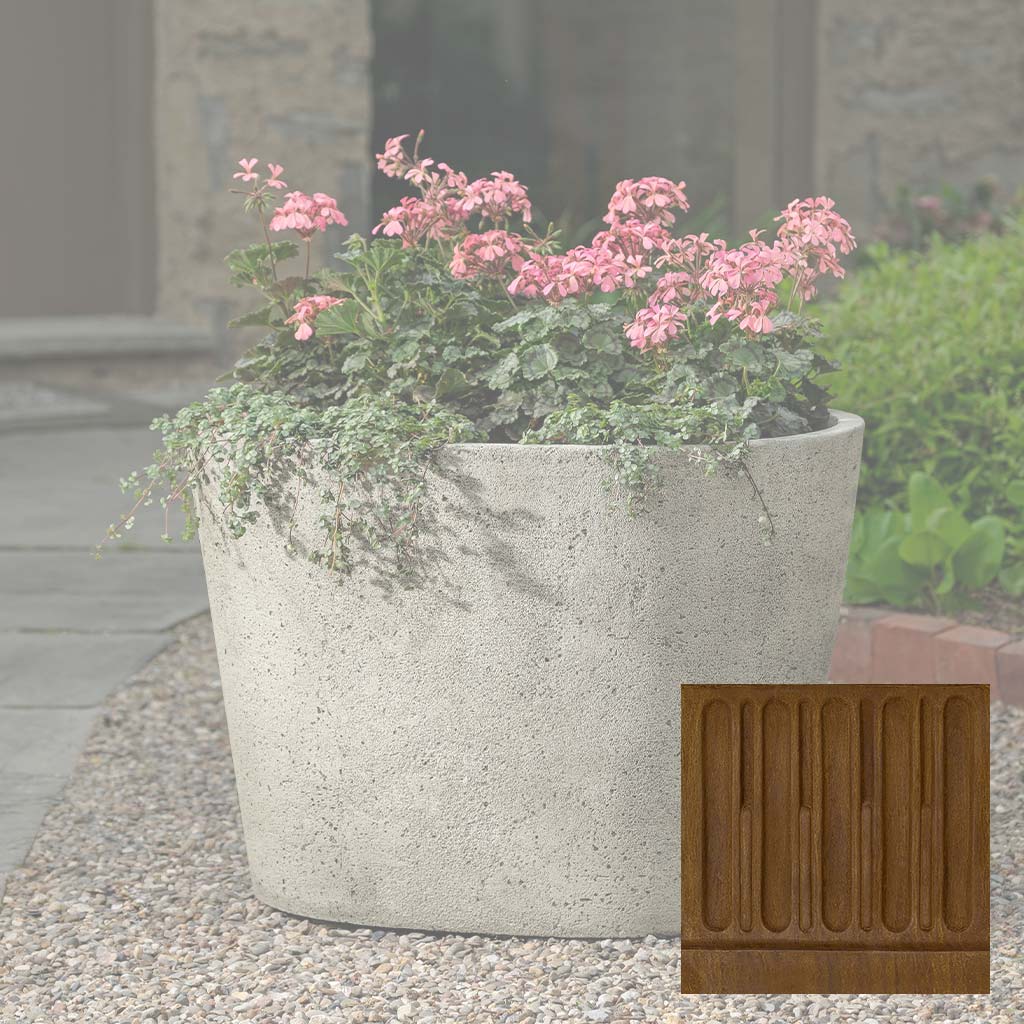 Campania Tapered Oval Planter - P-1011