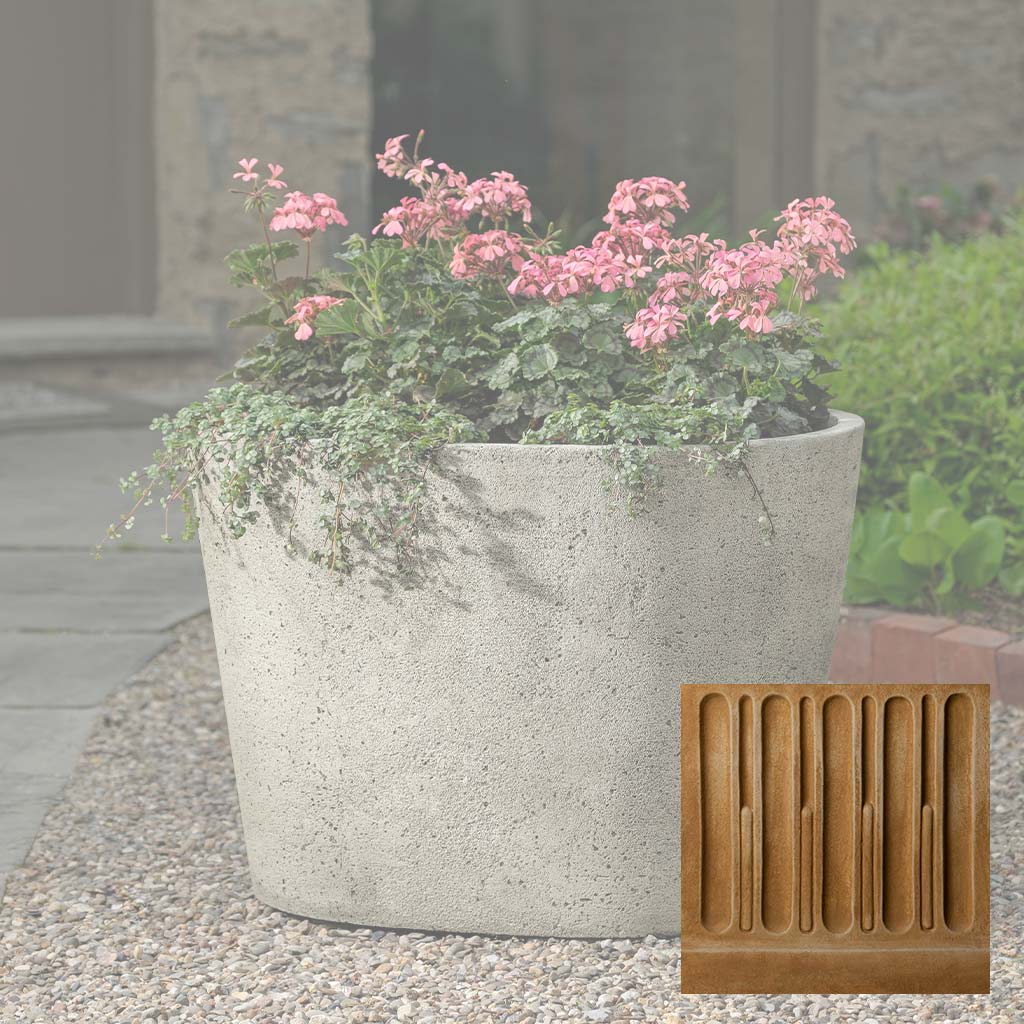 Campania Tapered Oval Planter - P-1011