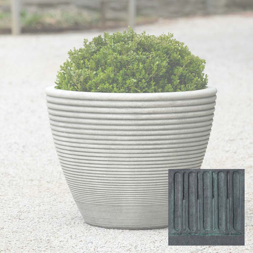 Campania Bibendum Planter, Low - P-926