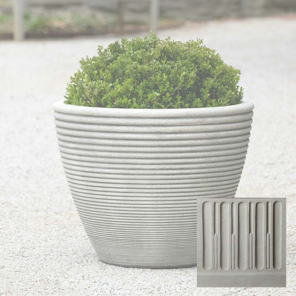 Campania Bibendum Planter, Low - P-926