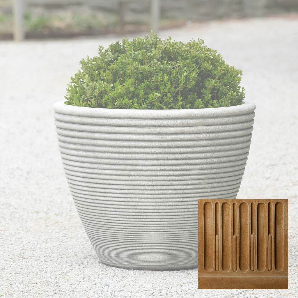 Campania Bibendum Planter, Low - P-926