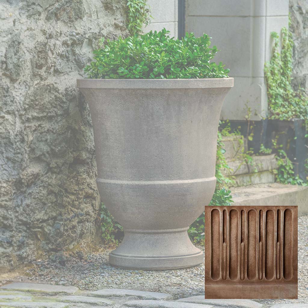 Campania Textured Pascal Urn - P-968