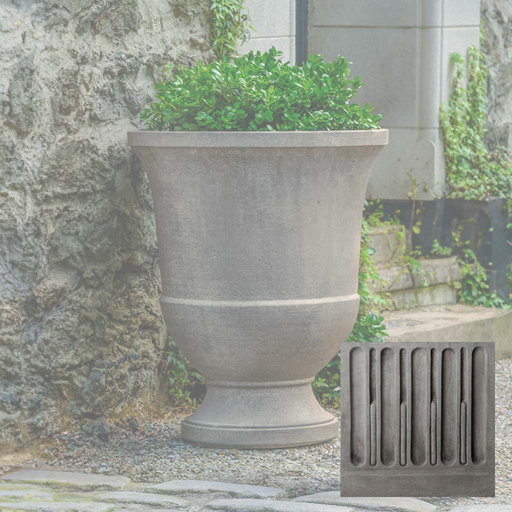 Campania Textured Pascal Urn - P-968