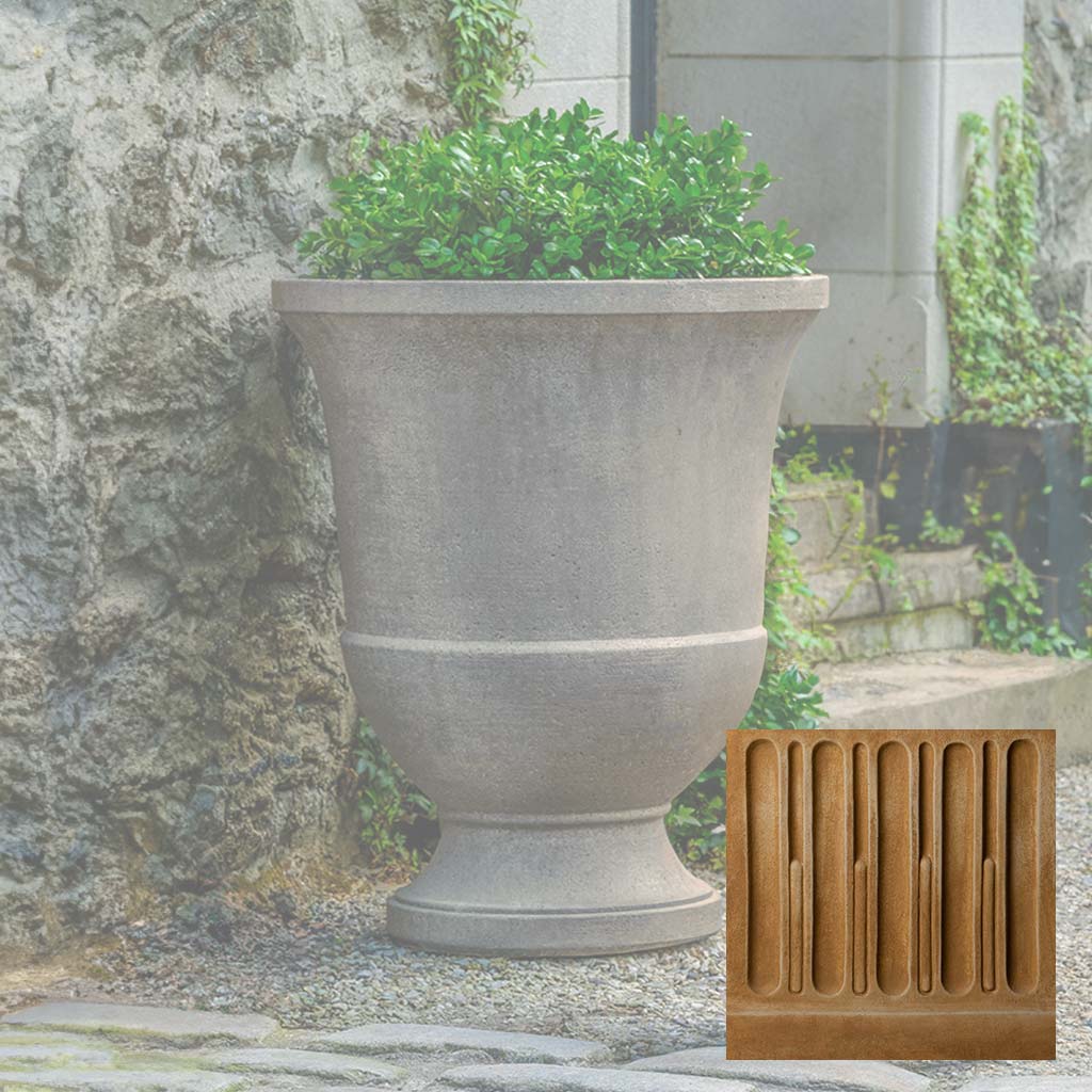Campania Textured Pascal Urn - P-968