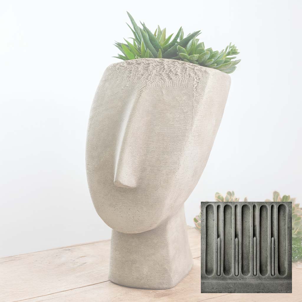 Campania Cycladic Head Planter - P-986