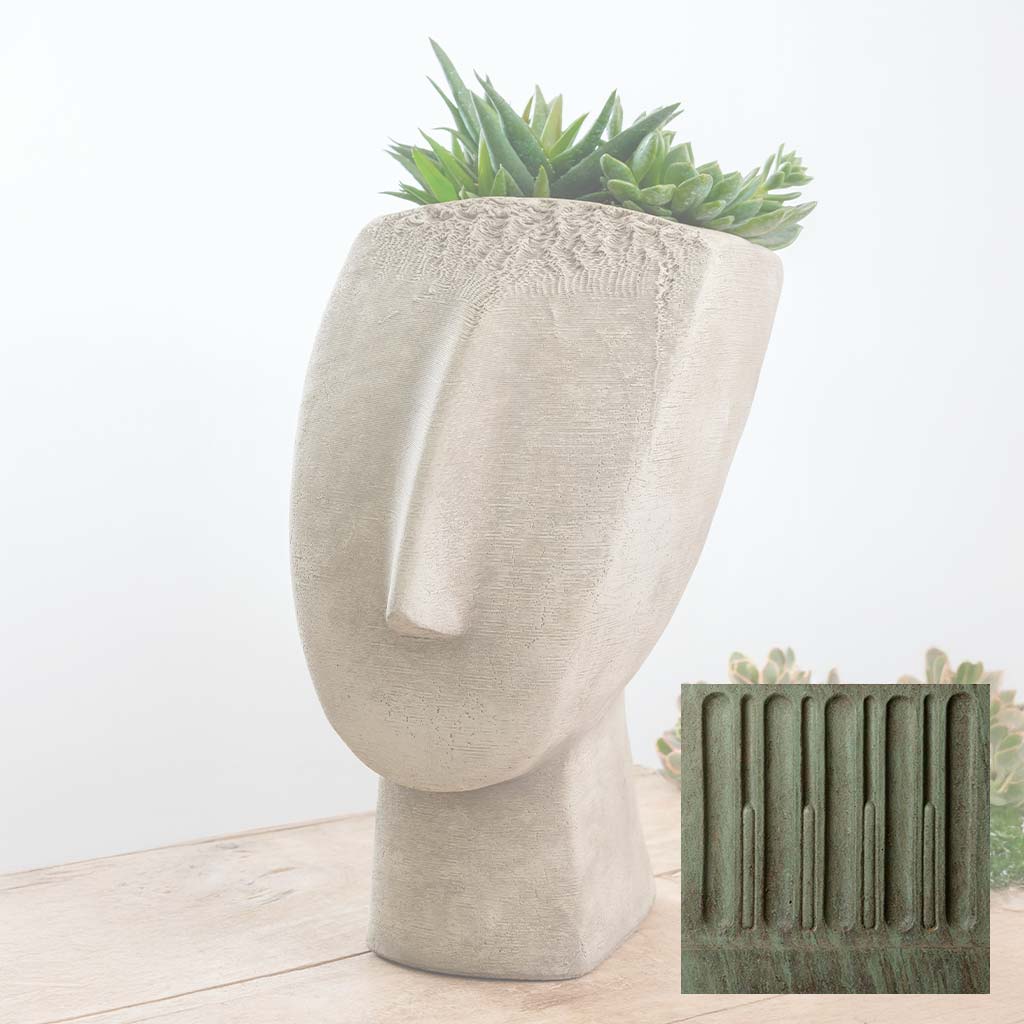 Campania Cycladic Head Planter - P-986