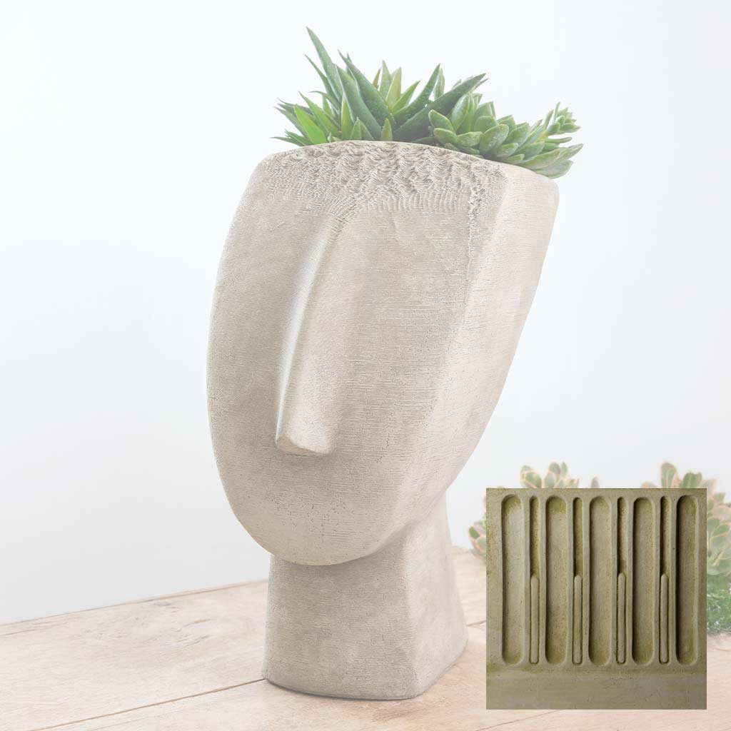 Campania Cycladic Head Planter - P-986