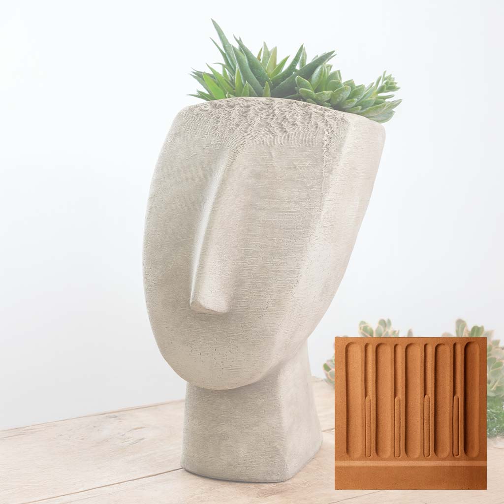 Campania Cycladic Head Planter - P-986