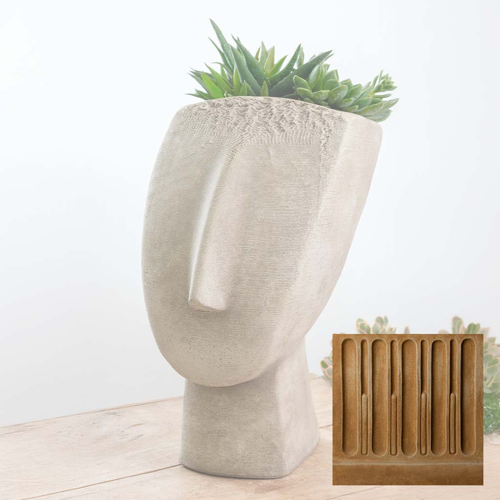 Campania Cycladic Head Planter - P-986