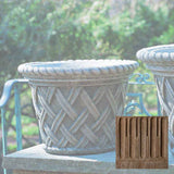 Campania English Weave Planter - P-133