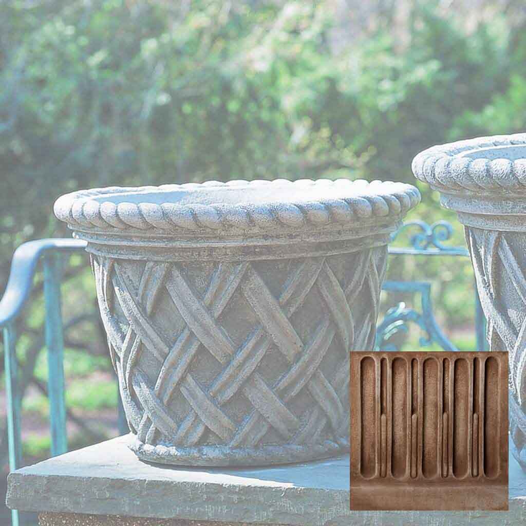 Campania English Weave Planter - P-133