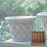 Campania English Weave Planter - P-133