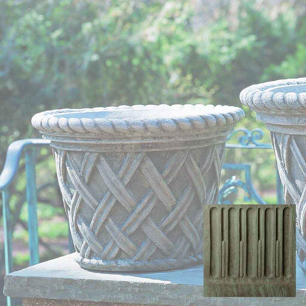 Campania English Weave Planter - P-133