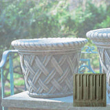Campania English Weave Planter - P-133