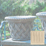 Campania English Weave Planter - P-133