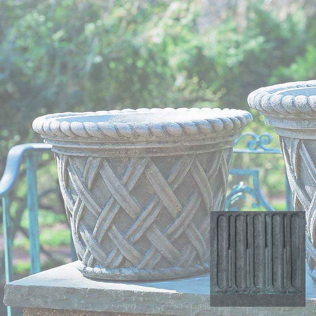 Campania English Weave Planter - P-133