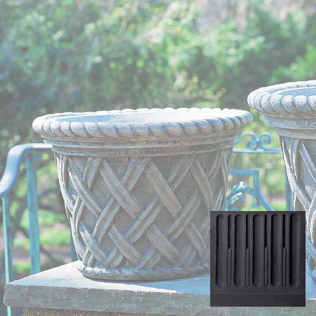Campania English Weave Planter - P-133