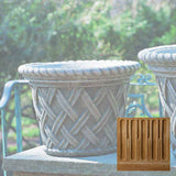 Campania English Weave Planter - P-133