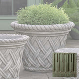 Campania English Weave Planter - P-133